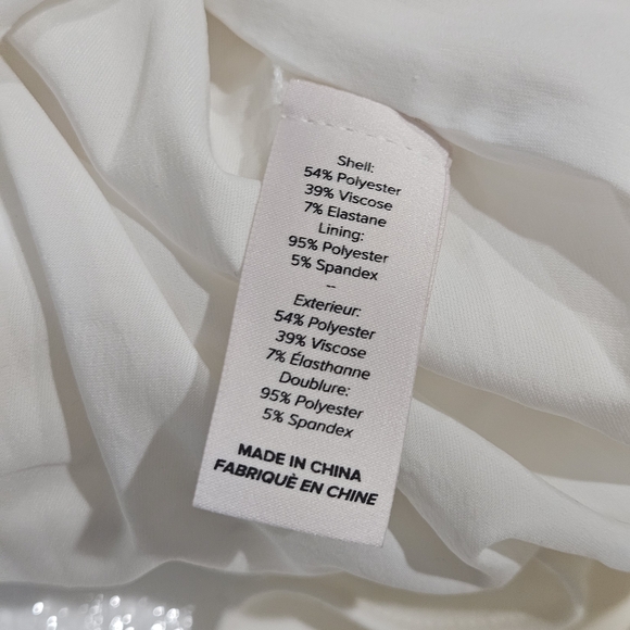 Cinq à Sept LILITH White Mini Dress Size 10 - Picture 7 of 10